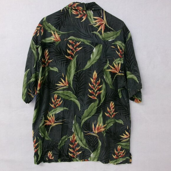 Boca Classics Silk Island Wear Floral Hawaiian Men's Shirt Large - Picture 3 of 3